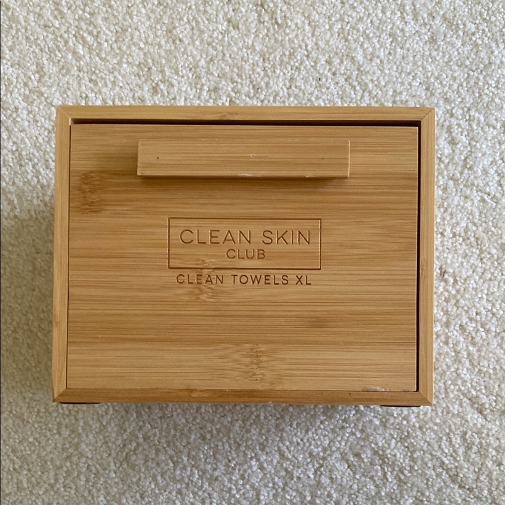 Clean Skin Club Bamboo Towel Holder